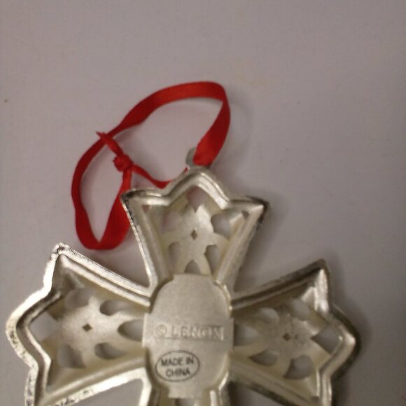 Lenox Cross Ornament Christmas Holiday 4.5" - Picture 10 of 11
